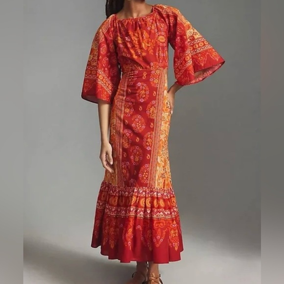 FARM Rio Dresses & Skirts - FARM RIO CAMBUCO CUT OUT MAXI DRESS SIZE XSMALL